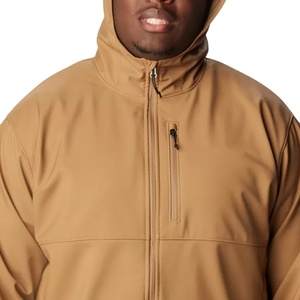 Windbreaker <b>Men</b>_s Softshell <b>Jacket</b> Casual Hooded <b>Long</b> Design for Spring Autumn Lightweight Coated Wholesale at Low Price 2026 - Product Image 5