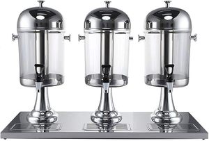 Distributeur de boissons de luxe pour bière, eau, jus, boissons froides, cocktails, rafraîchissements glacés avec couvercle hermétique et robinet sur pied - Product Image 3