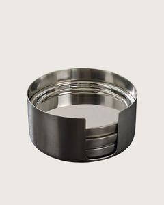 Juego de Posavasos Metálicos Decorativos Atractivos para Sala de Estar, Cocina, Oficina, Restaurante, Accesorios para Bebidas de Mesa - Product Image 4