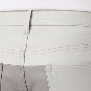 <b>Men</b> <b>Leather</b> <b>Pants</b> Fashion Slim Fit <b>Mens</b> Genuine <b>Leather</b> <b>Pants</b> Wholesale <b>Men's</b> <b>Leather</b> <b>Pants</b> Custom Made <b>Men</b> <b>Leather</b> <b>Pant</b> Pockets - Product Image 4