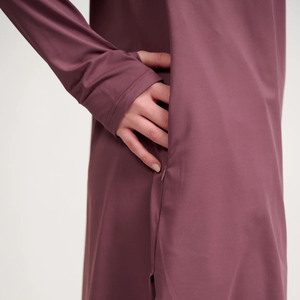 Women The Staple <b>Modest</b> Sports Dress- Plum Tunic with Leggings <b>Set</b> Islamic Sports Outfit Muslim Activewear Gym Wear <b>Set</b> - Product Image 6