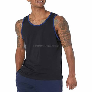 Nouveau style, vente en gros, débardeur sans manches en polyester, débardeur de sport pour homme, débardeur de gym pour homme - Product Image 1