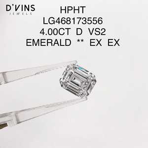 <b>D</b>'vins Jewels Surat <b>Model</b> DJ 654 1ct 1.5ct 2ct 3ct Loose Diamonds Filled Emerald Cut Lab Grown for Jewelry Making - Product Image 5