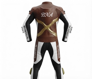 Combinaison de moto en cuir sur mesure de qualité supérieure MotoCP Racing 1 pièce, équipement de conduite avec bosse niveau 2 CE, fabriquée sur mesure - Product Image 2