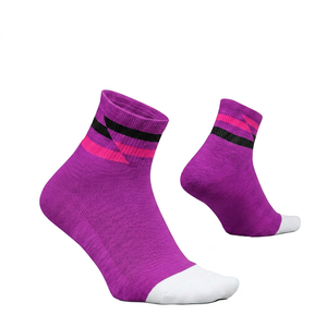 Custom Design Quick dry breathable running <b>socks</b> Men <b>women</b> casual ankle <b>socks</b> Solid spandex nylon cotton <b>socks</b> Breathable Solid - Product Image 3