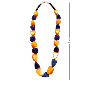 Premium Quality Handmade Sunset Indigo Beaded <b>Necklace</b> for Women Bohemian <b>Statement</b> Fashion Jewelry - Product Image 6