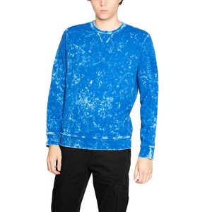 Sweat-shirts pour hommes en coton 100% avec logo personnalisé, lavage vintage, effet délavé à l'acide, nouvelle collection, basiques - Product Image 1