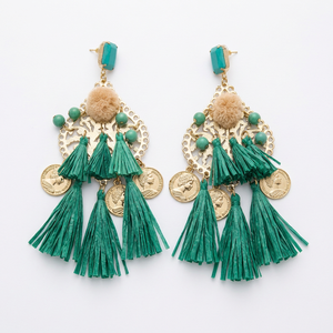 Pendientes de Araña con Cuentas de Hilo de Hierro Hechos a Mano, Venta al por Mayor, Personalizados, OEM, ODM, DECORYUG - Product Image 4