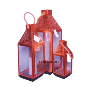 Ensemble de 3 bougeoirs Hurricane très demandés, nouvelle arrivée, en fer, base en bois, écologique, fait à la main, pour la maison, Noël - Product Image 1