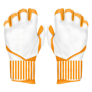 Gants de frappe orange et blancs à enfiler, unisexes pour adultes, confortables, design ambidextre, séchage rapide - Product Image 1