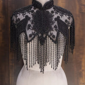 Wholesale Handmade Delicate Bead Fringe <b>Trim</b> Crystal <b>Beaded</b> Dress Tassel Fringe - Product Image 1