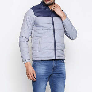 Chaqueta acolchada de hombre con cuello alto, nueva llegada de fábrica, personalizable al por mayor, abrigo de invierno con logo frontal - Product Image 4