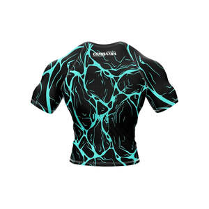 New Modern <b>Aesthetic</b> Street Wear Inspired Fitness <b>Top</b> With Street Wear Style Sublimation Printing Men Rash Guard - Product Image 4