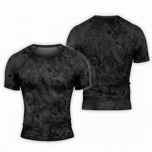 All Over Sublimation Printed Rash Guard <b>Shirt</b> <b>Men's</b> <b>Compression</b> Sports Long Sleeve UV Protection Gym Surf Wear BJJ Wear T <b>Shirt</b> - Product Image 2