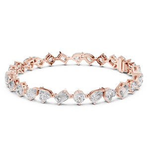 Bead Beautiful Mossanite 10K Pulsera de chakra hecha a mano para mujer Pulsera elástica hecha a mano para mujer - Product Image 1