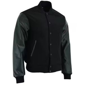 Veste en toile 100% laine unisexe personnalisée OEM, épaisse, à capuche, imperméable, réversible, avec fermeture éclair et motif imprimé en relief, pour l'hiver - Product Image 3