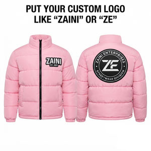 <b>Men</b> Stand <b>Long</b> Puffer Jacket Premium 500g Cotton Shell Waterproof Windproof Quilted Winter <b>Coat</b> Custom Rubber Patch Logo Warm - Product Image 1