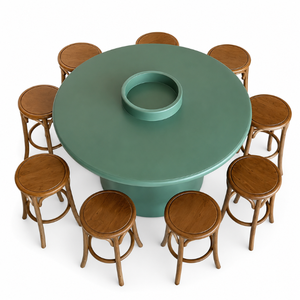 Ensembles de salle à manger en bois massif de haute qualité avec un design minimaliste moderne pour hôtels et bars - Prix - Product Image 2
