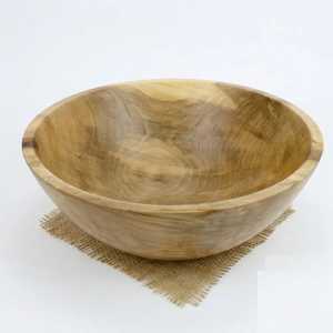 Juego de Dos Tazones para Ensalada de Madera de Nogal Oscuro, Ecológicos, Ligeros, Duraderos, para Servir Frutas, Diseño Moderno - Product Image 6