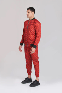 Black Breathable Animal Paisley Retro 90s Shell Suit 2 1 <b>Tracksuit</b> Unisex Summer Lightweight Vintage Disco Windbreaker Costume - Product Image 2