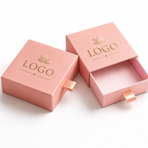 Customized High-End Hot Stamping UV Jewelry Drawer Package Box for <b>Watches</b> Embossed Logo Sponge Lining for Boutique Cosmetic - Product Image 3