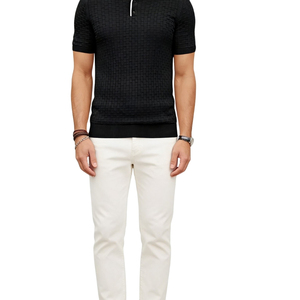 เสื้อโปโลผู้ชาย ผ้าฝ้ายระบายอากาศได้ดี พรีเมียม นุ่ม สบาย น้ำหนักเบา ทรงคลาสสิก แขนสั้น มีสไตล์ ใส่ลำลองหรือใส่ทำงานได้ - Product Image 5