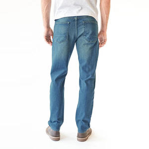 ODM Denim Jeans Manufacturer <b>Men</b> Relaxed Fit Denim Jeans High Quality Straight Denim Jeans Smart Casual <b>Trousers</b> - Product Image 3