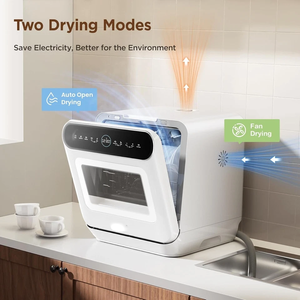 C-O-M-F-E-E T-a-b-l-e T-o-p Lavavajillas de Sobremesa Mini de 6L con Tanque de Agua Integrado - Product Image 5