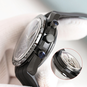 Reloj Deportivo de Buceo TVS Factory de 44 mm, Resistente al Agua, Movimiento Mecánico 9900, Caja de Acero Inoxidable, Cristal de Zafiro, Correa de Caucho - Product Image 3