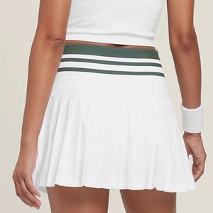 Jupe de tennis de haute qualité pour femmes, tissu extensible et léger, vêtements de sport personnalisés, jupe de tennis - Product Image 3