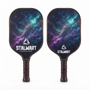 Stalwart <b>Pickleball</b> Paddles Standard Shape Honeycomb Core Lightweight Edgeless Anti-Slip Handle Trendy Design for Adults All - Product Image 4