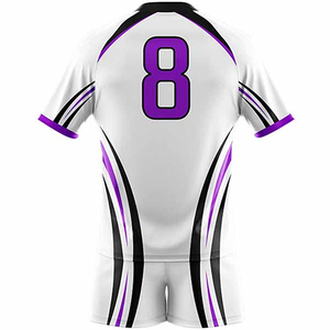 Maillots de rugby personnalisables - 100% polyester, impression numérique, respirant, séchage rapide, nom de l'équipe personnalisé, logo, positions, unisexe, adulte - Product Image 4
