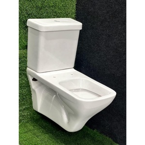 Twyford Cerámica Dos piezas Inodoro colgado en la pared P Trap WC Precio competitivo para los importadores de sanitarios de Nigeria África - Product Image 1
