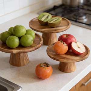 Soporte de Madera para Pastel con Diseño Creativo Multifuncional y Grabado, Ideal para la Mesa Principal a un Precio Accesible por Universal - Product Image 2