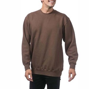Sudadera de punto de algodón para hombre, cuello redondo, corte regular, color liso, estilo casual, para otoño, precio económico - Product Image 5