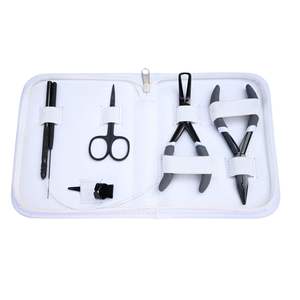 Kit d'outils pour extensions capillaires : Pince à micro-perles, ciseaux à boucle avec fil pour l'application de micro-perles - Product Image 4