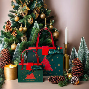Custom Eco-Friendly Handmade Luxury <b>Christmas</b> Gift <b>Box</b> Hot Sale Paper <b>Box</b> Gold Foil Stamping Embossing Magnetic Closure Holiday - Product Image 3