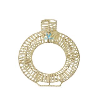 <b>Top</b> Selling Vietrustic Rattan Handmade Woven Modern Rustic Eco-Friendly Table Vase Natural Home Decor Wholesale OEM ODM Supplier - Product Image 3