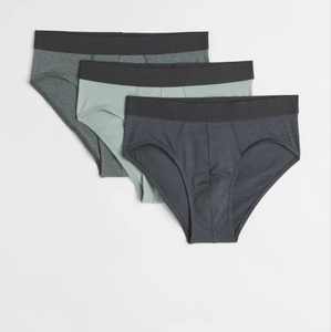 Quick Dry Custom Size Stripe Seamless Cotton <b>Polyester</b> Brief Shorts <b>Boxer</b> Briefs Underwear for Men's Wholesale Customized - Product Image 2
