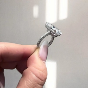 Anillo de Compromiso de Lujo con Diamante Cultivado en Laboratorio con Corte de Pera para Mujer, Certificado IGI, Oro de 14K, Joyería Nupcial, Regalo - Product Image 4