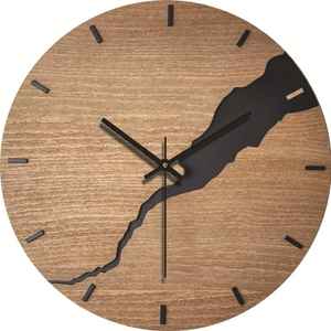 Reloj de Pared Moderno y Minimalista de Lujo, Diseño de Aro Flotante de Metal Negro, Movimiento de Cuarzo Silencioso, para Decoración de Hoteles Boutique y Oficinas - Product Image 5
