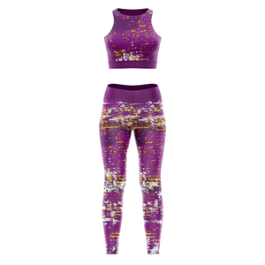Ensemble de yoga par sublimation pour femme, best-seller, de qualité supérieure, vente en gros, pour adulte - Product Image 1
