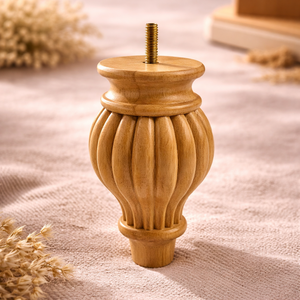 Solid Wood Furniture Legs Luxury Carved <b>Sofa</b> Cabinet <b>Table</b> Legs Natural Wood Durable Replacement Parts for Home Furniture - Product Image 4