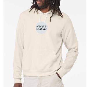 Sweat à capuche unisexe en molleton éponge - Marron chiné - Tailles XS-5XL - Personnalisation du logo et des couleurs - Product Image 6