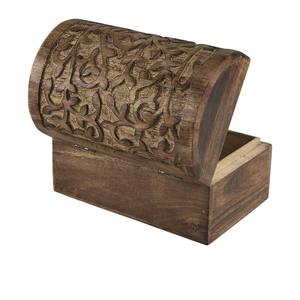 Designer Wooden Hand Carved Storage <b>Box</b> With Lid For Jewelry <b>Keepsake</b> Or Vanity Rustic Wooden <b>Box</b> For Homedecor Festival Gifting - Product Image 6