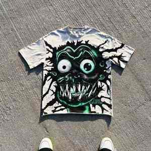 Camiseta Personalizada de Alta Calidad para Hombre, Corte Cuadrado, Estilo Urbano, Costuras en Contraste, Tejido Grueso - Product Image 4