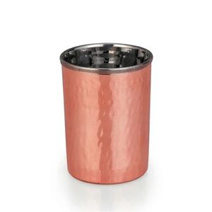 Copa de Martini de Cobre y Vidrio King, Copas de Oro Rosa, Tazas de Café de Acero Inoxidable, Regalos Empresariales, 1 Unidad, Material Metálico - Product Image 1