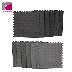 Tapis de puzzle en EVA inodore haute performance 60x60cm 10mm d'épaisseur Utilisation polyvalente Garage Gym Arts martiaux Dojo-Imperméable - Product Image 3