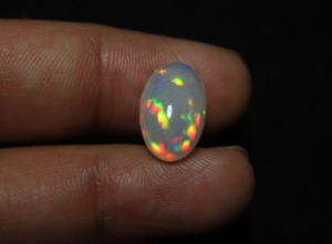Ópalo Welo Etíope Superfino, Cabujón de 15*9.5*7.5mm, 5 Quilates, Gema Suelta Natural con Multiflujo de Color, Piedra de Nacimiento de Octubre - Product Image 2