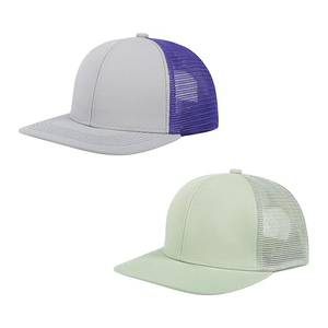 Casquettes de camionneur à 6 panneaux, légères, respirantes, imperméables, en maille, logo personnalisé, broderie en mousse de haute qualité, casquette de camionneur pour l'extérieur - Product Image 1